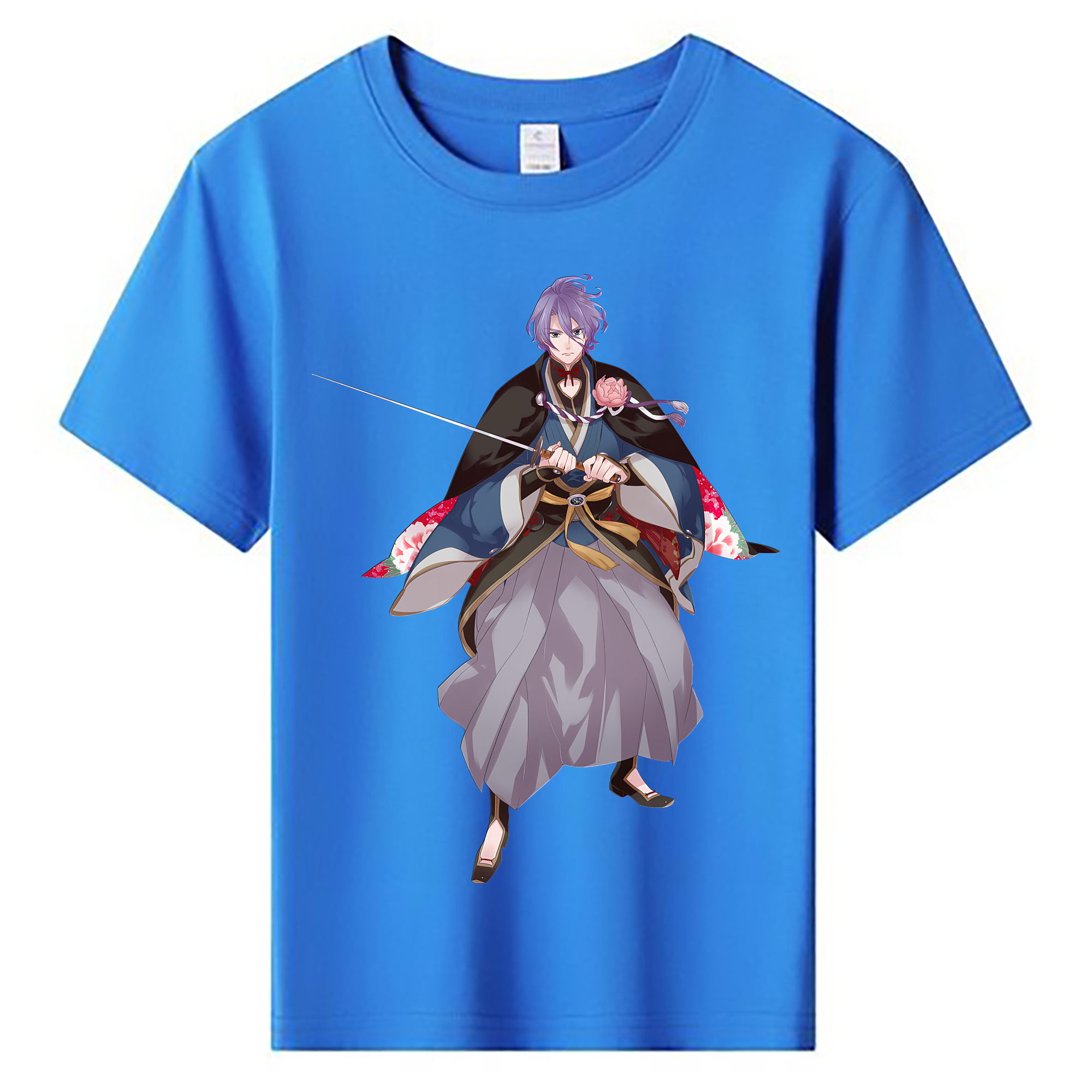 （画像用） 刀剣乱舞 Touken Ranbu 綿100％キッズTシャツ（フロントプリント）